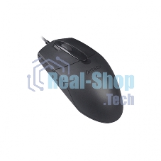Мышь проводная A4Tech OP-730D черный, 1000 dpi, USB Type-A, кнопки - 4