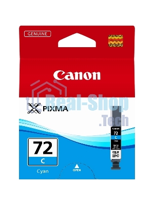 Картридж струйный PGI-72C (6404B001), для Canon PRO-10, Голубой, 525стр.