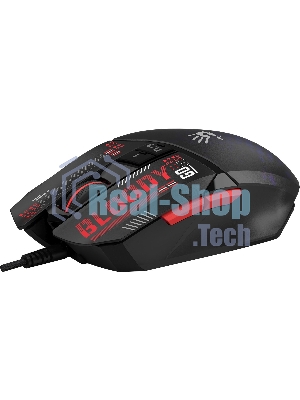 Мышь проводная A4Tech Bloody W60 Max Mini черный, 12000 dpi, USB, кнопки - 9