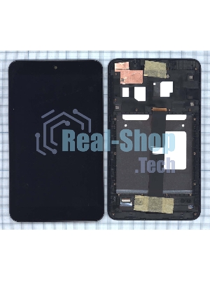 Модуль (матрица + тачскрин) для Asus MeMo Pad 8 ME181 ME181C черный с рамкой
