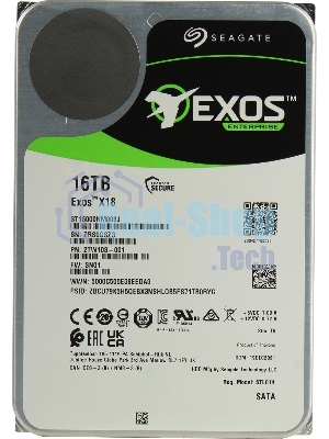 Жесткий диск Seagate 16Tb 7200RPM SATA 6Gb/S 256MB ST16000NM000J