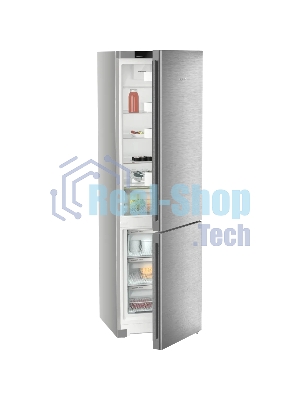 Холодильник Liebherr Pure CNsdc 5703-22 001 серебристый SmartSteel двухкамерный 266/94л морозилка снизу