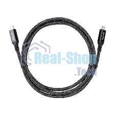Кабель USB4 TypeCM/CM 8K@30Hz, 40Gbps, PD 240W, медь Telecom 2м TUS840-2M