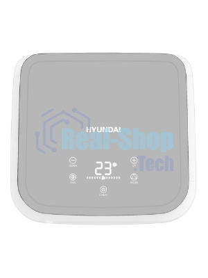 Кондиционер мобильный Hyundai HPAC-09-2 9000 BTU, 25 м², 64 дБ, охлаждение, осушение, белый