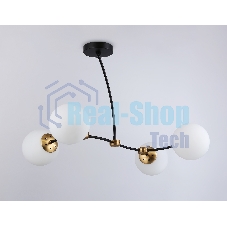 Светитльник Ambrella Light TR2544/4 BK/SB черный/бронза E27/4 max 60W 700*450*450