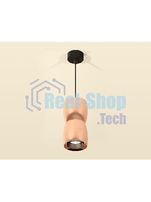Светильник Ambrella Light XP1144010 PPG/SBK/PBK золото розовое полированное/черный песок/черный полированный MR16 GU5.3