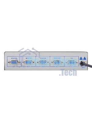Делитель Rexant гнездо VGA на 4 гнезда VGA, 150 МГц, металл