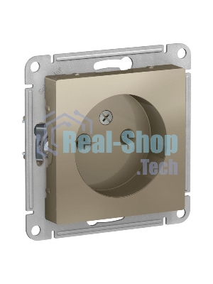 Механизм розетки 1-м СП AtlasDesign без заземл. 16А шампань SchE ATN000541