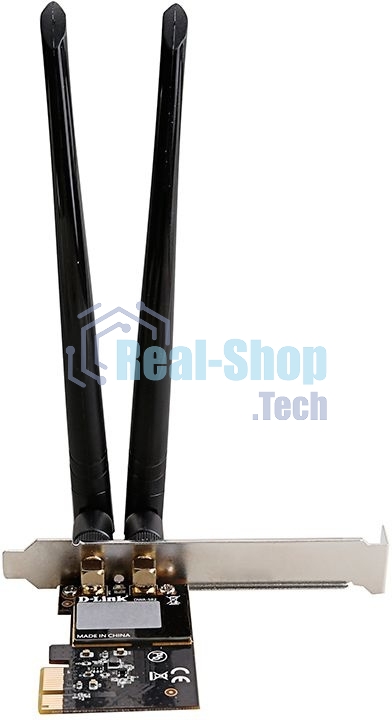 Сетевой адаптер WiFi D-Link DWA-582/RU/10/B1A DWA-582 PCI Express (ант.внеш.съем) 2ант. (упаковка 10 шт)