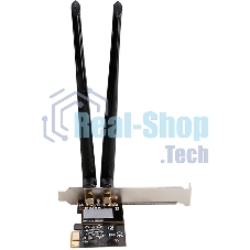 Сетевой адаптер WiFi D-Link DWA-582/RU/10/B1A DWA-582 PCI Express (ант.внеш.съем) 2ант. (упаковка 10 шт)