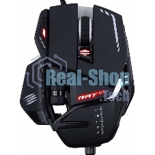 Мышь проводная Mad Catz R.A.T. 6+ черный, 12000 dpi, USB, кнопки - 11