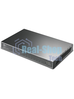 Коммутатор TP-Link JetStream 8-Port Gigabit Smart Switch with 4-Port PoE+, 4× Gigabit PoE+ Ports, 802.3at/af, 62 W PoE Power, Desktop Steel CaseIntegration with Omada SDN Controller, 802.1Q VLAN, STP/RSTP/MSTP, IGMP Snooping, 802.1p/DSCP QoS, ACL, 802.1x, Radius/Tac