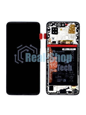 Дисплей для Huawei Nova 9 SE в сборе с тачскрином, панелью и аккумулятором (SP 02354UVY), черный