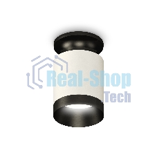 Светильник Ambrella Light XS6301121 SWH/PBK белый песок/черный полированный MR16 GU5.3 (N6902, C6301, N6131)