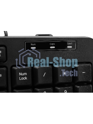 Клавиатура проводная Defender Concept HB-164, USB, черный