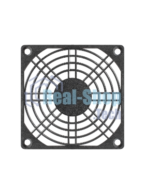 Решетка для вентилятора 80x80 ExeGate EG-080PSB (80x80 мм, пластиковая, квадратная, черная)