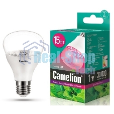 Лампа светодиодная для растений Camelion LED15-PL/BIO/E27 15Вт 220В 12770