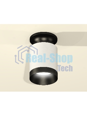 Светильник Ambrella Light XS6301121 SWH/PBK белый песок/черный полированный MR16 GU5.3 (N6902, C6301, N6131)