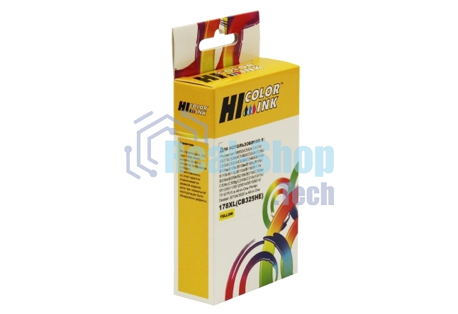 Картридж HP C5383/C6383/B8553/D5463, №178XL (Hi-Black) new, CB325HE, Y     