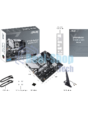 Материнская плата ASUS PRIME B760M-A WIFI, LGA 1700, Intel B760, 4xDDR5, 4xSATA, 2xM.2, 1xPCIe 4.0 x16, 1xPCIe 4.0 x4, 1xPCIe 4.0 x1, 2xHDMI, 1xDP, 1x 2.5Gb LAN, 2xUSB-A 3.2 Gen 2, 4xUSB-A 2.0, 3x3.5 мм, 7.1, mATX