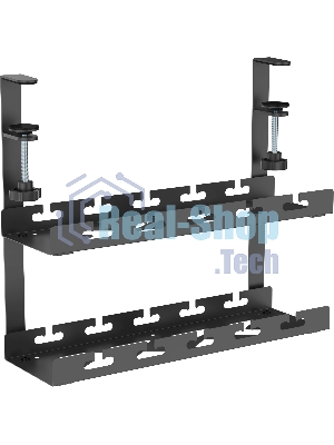 Кабель-канал Cactus CS-CM-400-2BK для столов 40x13.4x34.2 см черный
