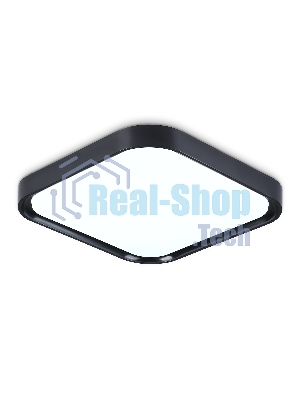 Потолочный светодиодный светильник Ambrella light FZ1268 BK черный 27W 5000K 350*350*60 (Без ПДУ)