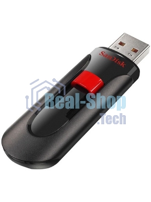 Флешка USB Sandisk 64Gb Cruzer Glide SDCZ60-064G-B35 USB 2.0 черный/красный