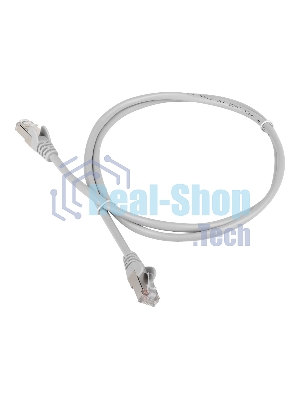 Патч-корд LANMASTER FTP TWT-45-45-1.0/S6-GY вилка RJ-45-вилка RJ-45 Cat.6 1м серый ПВХ (уп.:1шт)
