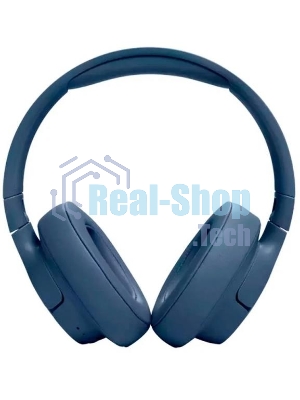 Беспроводные/проводные наушники JBL Tune 720BT синий, полноразмерные, Bluetooth + проводной, до 76 ч.
