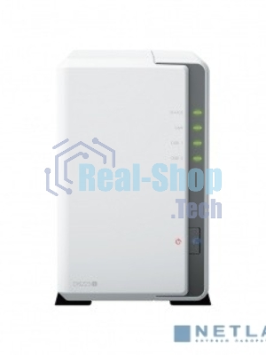СХД настольное исполнение SYNOLOGY 2BAY NO HDD DS223J