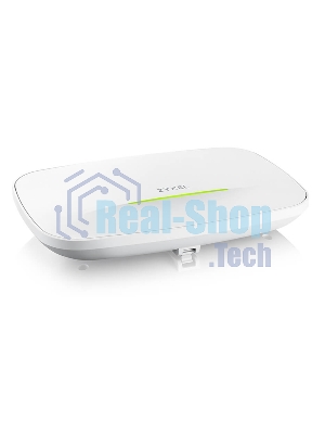 Точка доступа Zyxel NebulaFlex NWA130BE, WiFi 7, 802.11a/b/g/n/ac/ax/be (2,4 и 5 ГГц), MU-MIMO, антенны 2x2, до 688+4320 Мбит/с, 2xLAN 2.5GE, PoE