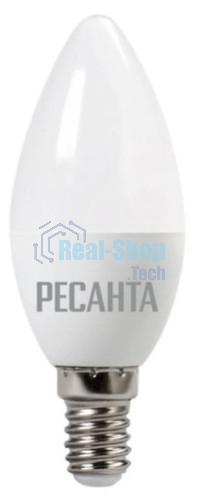 Лампа светодиодная LL-R-C37-5W-230-4K-E14 (свеча