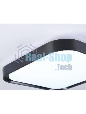 Потолочный светодиодный светильник Ambrella light FZ1268 BK черный 27W 5000K 350*350*60 (Без ПДУ)
