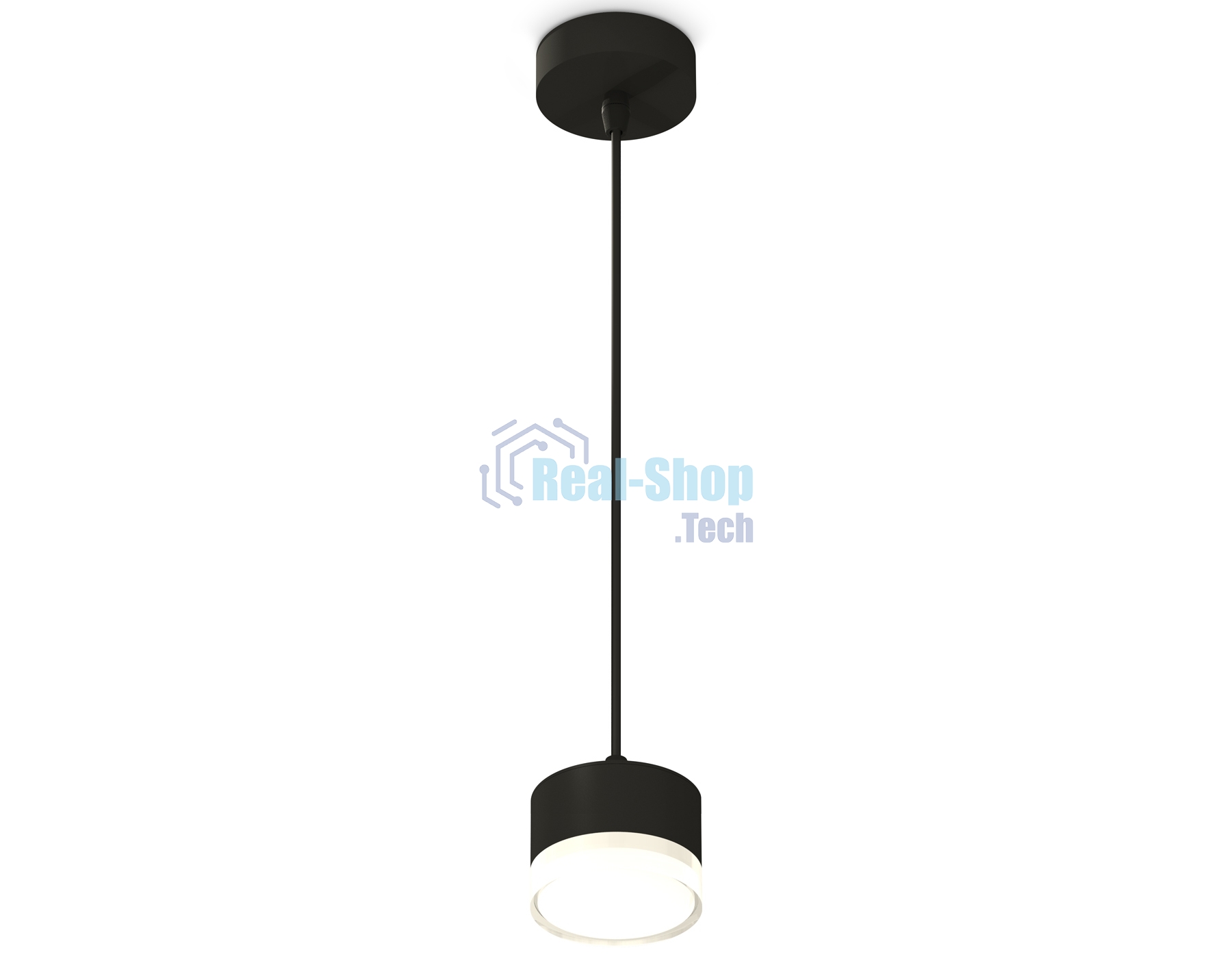 Светильник Ambrella Light XP8111025 SBK/FR/CL черный песок/белый матовый/прозрачный GX53 (A2333, С8111, N8399)