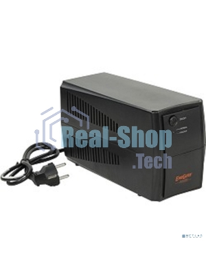 Источник бесперебойного питания ExeGate EP244541RUS Power Back BNB-400 400VA, черный, 2 евророзетки