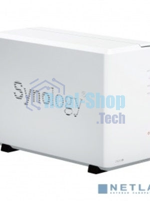 СХД настольное исполнение SYNOLOGY 2BAY NO HDD DS223J