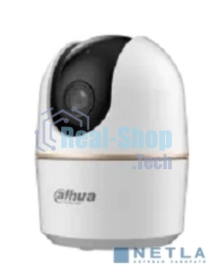 Мини-PT IP-видеокамера Dahua DH-IPC-H4AP-0360B с Wi-Fi 2.4ГГц 4Мп, 1/3” CMOS, объектив 3.6мм, видеоаналитика, ИК до 10м