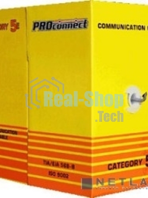 Кабель PROconnect Кабель FTP cat.5e 4 пары (305м) 0.4 мм