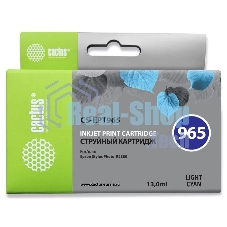 Картридж струйный Cactus CS-EPT965 светло-голубой (13 мл) для Epson Stylus Photo R2880 Картридж струйный Cactus CS-EPT965 светло-голубой (13 мл) для Epson Stylus Photo R2880