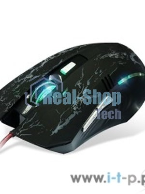 Мышь проводная Crown Gaming CMXG-600 черный, 2200 dpi, USB, кнопки - 6