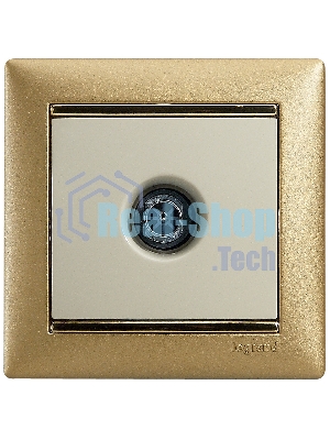 Розетка телевизионная Legrand 774329 TV Valena звезда 1,5Дб 2400МГц (слоновая кость)