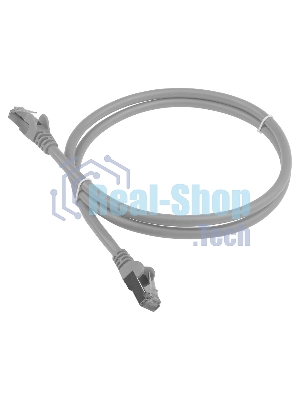 Патч-корд LANMASTER LSZH FTP cat.6, 1.5 м, серый