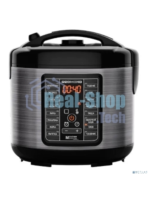 Мультиварка Redmond MC107 860 Вт, 5 л, 16 программ, чёрный/ металлик