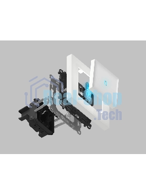 Механизм 1-клавишного выключателя с самовозвратом 10A-250V QUANT VM113