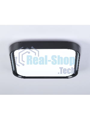 Потолочный светодиодный светильник Ambrella light FZ1268 BK черный 27W 5000K 350*350*60 (Без ПДУ)