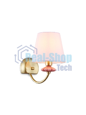 Настенный светильник Ambrella light LH75027 GD/PI золото/розовый E14 max 40W 240*150*240