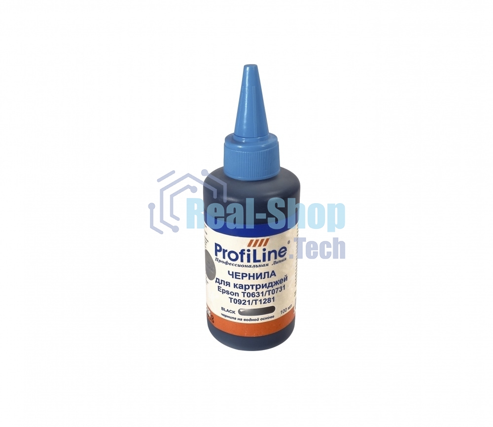 Чернила ProfiLine PL-T0631/T0731/T0921/T1281 для принтеров Epson C67/C79/C87/C91/CX3700/4100/4300/4700/3900/3905/4900/TX106/109/T117/119/T26/T27 S22/SX125/130/420W/425W/Office BX305F/BX305FW черный водн 100 мл
