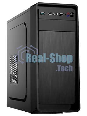 Компьютерный корпус Miditower ExeGate XP-332 Black, ATX, (XP600, Black,120мм), 2*USB, Audio