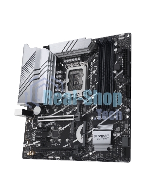 Материнская плата ASUS PRIME Z790M-PLUS, LGA 1700, Intel Z790, 4xDDR5, 4xSATA, 3xM.2, 1xPCIe 4.0 x4, 1xPCIe 5.0 x16, 2xPCIe x1, 1xDP, 1xHDMI, 1x 1Gb LAN, 1xUSB-C 3.2 Gen 2x2, 1xUSB 3.2 Gen 2, 4xUSB 3.2 Gen 1, 2xUSB 2.0, 3x3.5 мм, 7.1, mATX