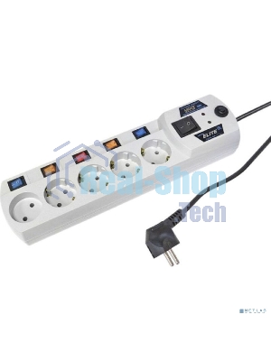 Сетевой фильтр Most EHV 5 м, 5 розеток, белый, коробка